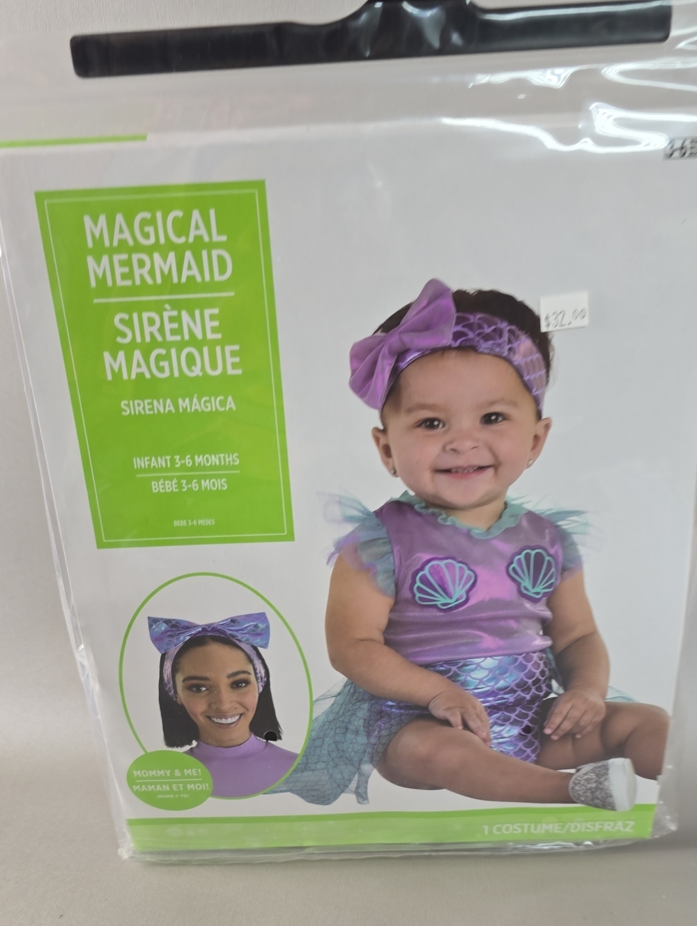 Magical Mermaid Infant Costume - Purple